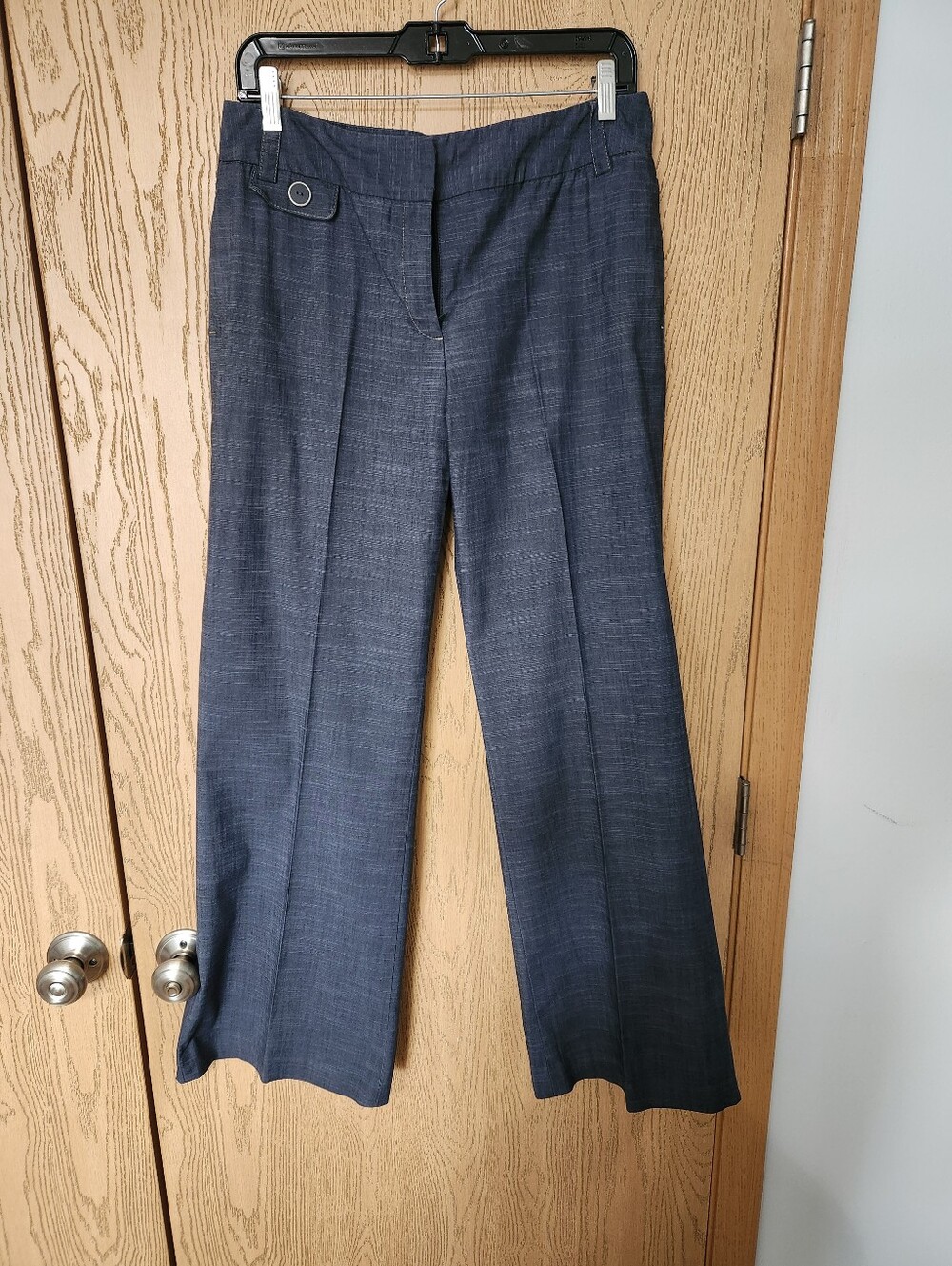 Rafaella Women's Wide-Leg Dress Pants in Dark Blue